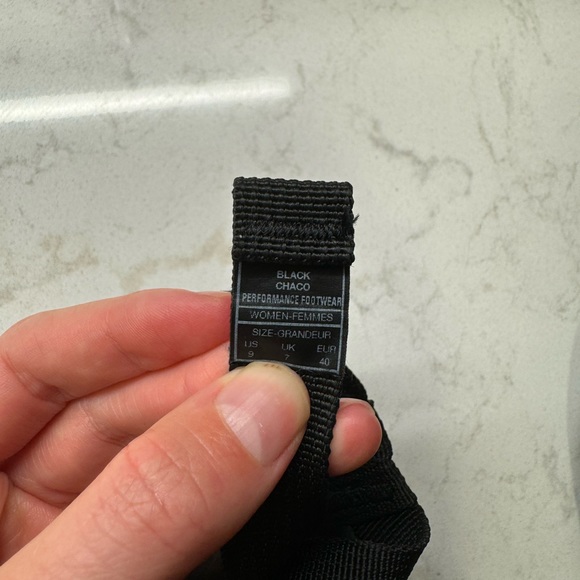 Women’s black Chacos - Picture 4 of 4